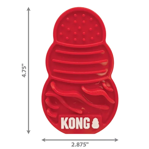 Kong Licks S, 12 x 7.5 x 3 cm, rot - Produkttyp: Futterspender - Tierart: Hund
