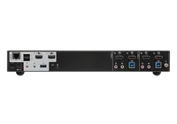 Aten KVM Switch CS1842 4K 60 Hz - Konsolen Ports: USB 2.0 - 3.5 mm Mikrofoneingang - HDMI Typ A - 3.5 mm Kopfhöreranschluss - Computer Ports: 3.5 mm Kopfhöreranschluss - 3.5 mm Mikrofoneingang - HDMI Typ A - USB 3.0 - KVM-Art: Lokal - Anzahl Geräte: 2 - M