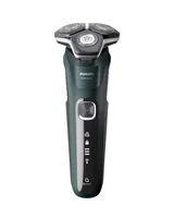 Philips SHAVER Series 5000 S5884/50 rasoir pour homme Rasoir rotatif Tondeuse Noir, Vert