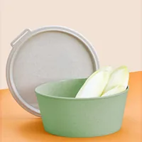 Koziol Schale Move Box mit Deckel 2.2 l, Grün - Unterteilungsmöglichkeit: Nein - Material: Biozirkulärer Kunststoff - Detailfarbe: Grün - Set: Nein - Form: Rund