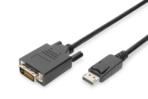 Digitus AK-340301-010-S cavo e adattatore video 1 m DisplayPort DVI-D Nero
