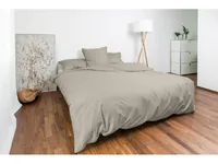 Night Fashion Duvetbezug Edi 160 x 210 cm, Beige - Nachhaltigkeit: Nicht angegeben - Verschlusstyp: Reissverschluss - Grösse: 160 x 210 cm - Motiv: Ohne Motiv - Detailfarbe: Beige - Detailmaterial: Baumwolle (CO) - Seersucker