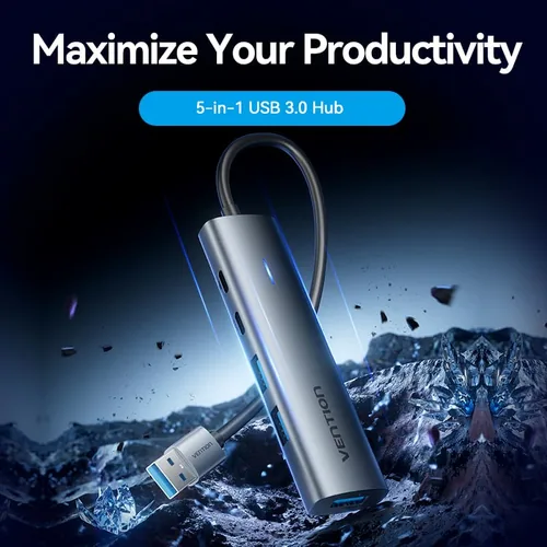 Hub 5v1 USB-AVention 0.15m