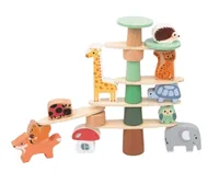 Spielba Holzspielwaren Balancier-Spiel Tiere - Altersempfehlung ab: 3 Jahren - Eigenschaften: Keine Eigenschaft - Material: Holz - Detailfarbe: Mehrfarbig