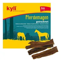 kyli Kausnack Pferdemagen getrocknet 250 g - Tierbedürfnis: Zahnpflege & Atem - Packungsgrösse: 250 g - Produkttyp: Ergänzungsfutter - Fleischsorte: Pferd - Tierart: Hund