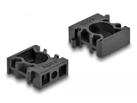 Delock Kabelschlauchhalter 13 mm, 8 Stück, Schwarz - Produkttyp: Kabelschlauchhalter - Verpackungseinheit: 8 Stück