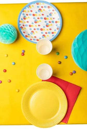 PRO nappe Einwegteller Geburtstag 10 Stück, Mehrfarbig - Produkttyp: Einwegteller - Materialtyp: Papier - Material: Karton - Detailfarbe: Mehrfarbig - Verpackungseinheit: 10 Stück