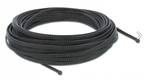 Delock Kabelschlauch 10 m x 3 mm Schwarz - Detailfarbe: Schwarz - Breite: 3 mm - Länge: 10 m - Produkttyp: Kabelschlauch - Ausstattung Kabelmanagement: Zuschneidbar - Wiederverwendbar - Elastisch - Verpackungseinheit: 1 Stück