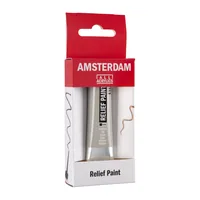 Amsterdam Acrylfarbe Reliefpaint 815 Zinn deckend, 20 ml 20 ml, Zinn - Art: Acrylfarbe - Detailfarbe: Zinn - Set: Nein - Verpackungseinheit: 1 Stück