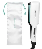 Remington Haarglätter S8550 Shine Therapy - Ionentechnologie: Nein - Haarglätter Eigenschaften: LED-Temperaturanzeige - Automatische Sicherheitsabschaltung - Extra breite Platten - 360° Drehgelenk - Glätten - Verriegelungsmechanismus - Einstellbare Temper