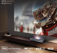 Hisense PX3 projecteur TV Projecteur à focale ultra courte 2800 ANSI lumens UHD 4K (3840x2160) Noir, Gris foncé