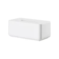 Zone Denmark Kosmetiktuchbox Ume 25.6 x 14 x 10.7 cm, Weiss - Wandmontage: Nein - Befestigung: Keine - Utensilienhalter Typ: Papiertuchspender - Detailfarbe: Weiss - Detailmaterial: Kunststoff - Grundmaterial: Kunststoff