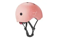 Scoot and Ride Kinderhelm Peach Orange, S-M/51 - 55 - Einsatzbereich: Kinder- & Jugendhelme - Scooter- & Skatehelme - Altersgruppe: Kinder - Verschluss: Magnetraster - Helmtyp: Halbschale - Nachhaltigkeit: Nicht angegeben - Kopfumfang von: 51 cm