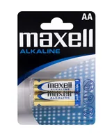 Maxell Europe LTD. Batterie Alkaline AA , 2 Stück - Gewicht: 22.8 g - Verpackungseinheit: 2 Stück - Chemisches System: Alkali Mangan - Batterietyp Bauform: LR6 / AA / Mignon / 4006 / 4106 / 4706 / 4906 / 8006 / 815 / LR6EE / AM3 / Size M / MN1500 / ID1500