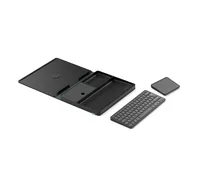 Logitech Tablet Tastatur Cover Casa Pop-Up Desk - Verbindungsmöglichkeiten: Bluetooth - Tastaturlayout: QWERTZ (CH) - Kompatible Hersteller: Universal - Detailfarbe: Grau - Bildschirmdiagonale in Zoll: 17 - Tablet Kompatibilität: Universal