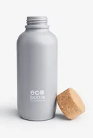 Smartshake EcoBottle 650 ml, Grau - Material: Kork - Zuckerrohrpulpe (Bagasse) - Eigenschaften: BPA-frei - Wiederverwendbar - Bio-Kunststoff - Zertifikate: Keine Zertifizierung - Spülmaschinenfest: Ja - Volumen: 650 ml - Farbe: Grau