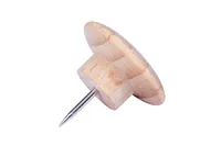 LEGAMASTER Pinwand-Nadeln WOODEN 7-145125 Holz 25 Stück