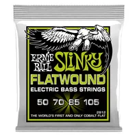 Ernie Ball Basssaiten 2812 Slinky Flatwound Regular 50-105 - Zu Instrument: E-Bass - Packungsgrösse: Satz - Saitenanzahl: 4-Saiter