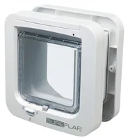 SureFlap Freilauftür mit Mikrochip-Erkennung weiss - Produkttyp: Freilauftüren - Tierart: Katze - Detailfarbe: Weiss - Material: Kunststoff