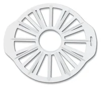 Städter Torten-Einteiler 12/16 Stücke Weiss, 27.5 cm - Material: Kunststoff - Detailfarbe: Weiss