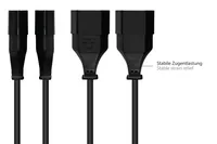 Good Connections Euro-Verlängerung schwarz 1m