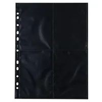 HERMA Fotosichthüllen 100 x 150 mm hoch schwarz 10 Hüllen