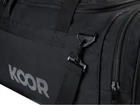 KOOR Sporttasche 55 l, Schwarz - Taschenart: Sporttasche - Tragemöglichkeit: Schulterträger - Volumen: 55 l - Zusatzfächer: Ja - Farbe: Schwarz - Sportart: Alle Sportarten