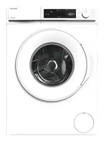 Sharp ES-NFA814WWNA-DE machine à laver Charge avant 8 kg 1400 tr/min Blanc