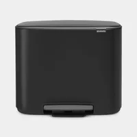 Brabantia Bo Treteimer schwarz, 11 + 23 L