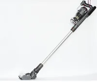 Ohmex OHM-VVC-2590 stick vacuum/electric broom 2-in-1 stick vacuum Battery Dry HEPA Bagless 0.35 L 300 W Black, Red, Stainless steel 2.2 Ah