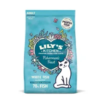 Lily's Kitchen Trockenfutter Fisch, 800g - Tierbedürfnis: Kein besonderes Bedürfnis - Lebensphase: Adult (1-7 Jahre) - Produkttyp: Alleinfutter - Packungsgrösse: 0.8 kg - Fleischsorte: Fisch - Lachs - Tierart: Katze