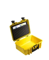 B&W Outdoor Case Type 1000 gelb    mit Schaumstoff Inlay