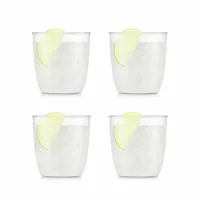 Bodum Outdoor-Becher Kvadrant 200 ml, Transparent, 4 Stück - Produkttyp: Becher - Material: Kunststoff - Biologisch abbaubar: Nein - Nachhaltigkeit: Nicht angegeben - Set: Ja - Zusammenklappbar: Nein