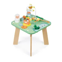 Janod Activitycenter Die schöne Wiese Holz - Altersempfehlung ab: 1 Jahr - Material: Holz - Metall - Eigenschaften: Keine Eigenschaft - Zertifikate: Keine Zertifizierung