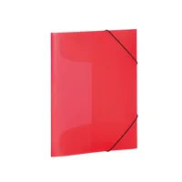 HERMA Sammelmappe A4 PP transluzent Rot - Typ: Zeichenmappe - Ausstattung: Dokumentenfach - Detailfarbe: Rot - Material: Polypropylen (PP)