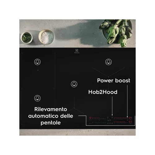 Electrolux EIS62453IZ Nero Da incasso 60 cm Piano cottura a induzione 4 Fornello(i)