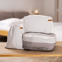 PGYTECH Aufbewahrungstasche Clothes Storage 3-teiliges Set - Materialtyp: Kunststoff - Material: Polyester (PES) - Detailfarbe: Weiss - Grau - Produkttyp: Aufbewahrungstasche