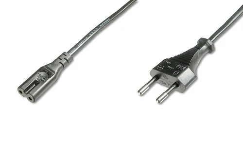Digitus AK-440104-018-S Stromkabel Schwarz 1,8 m C7-Koppler IEC C7