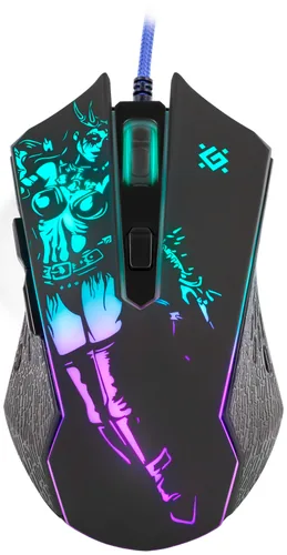 Gaming, optic, wired mouse  DEFENDER GM-933 SIN'SISTER 7200dpi 6P RGB