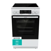 Gorenje GECS5C70WA Cuisinière Electrique Céramique Blanc
