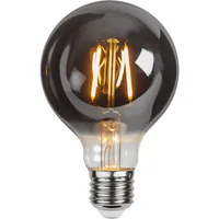 Star Trading Lampe Plain Smoke G80 1.8 W (15 W) E27 Warmweiss (WW) - Energieeffizienzklasse EnEV 2020: G - Lampensockel: E27 - Farbtemperatur Kelvin: 2100 K - Gesamtleistung: 1.8 W - Dimmbar: nicht dimmbar - Zusätzliche Ausstattung: Keine