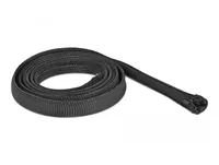 Delock Kabelschlauch 2 m x 20 mm, mit Reissverschluss Schwarz - Detailfarbe: Schwarz - Breite: 20 mm - Länge: 2 m - Produkttyp: Kabelschlauch - Ausstattung Kabelmanagement: Wiederverwendbar - Reissverschluss - Verpackungseinheit: 1 Stück