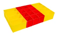 ProClick AB3 CT M 74 Tool box set Plastic Red, Yellow