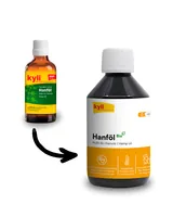 kyli Hunde-Nahrungsergänzung Hanföl, 250 ml - Nahrungsergänzungstyp: Flüssig - Tierbedürfnis: Haut & Fell - Zertifikate: Keine Zertifizierung - Packungsgrösse: 250 ml - Produkttyp: Ergänzungsfutter - Cannabinoide: Keine