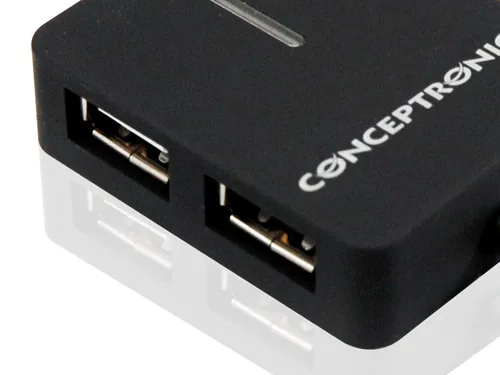 CONCEPTRONIC 4-Port Hub USB-A2.0->4xA2.0 o.Netz. sw