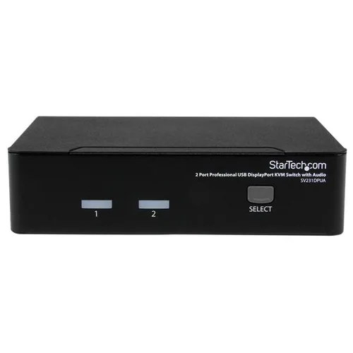 STARTECH.COM 2 Port Professional USB DisplayPort KVM Switch with Audio