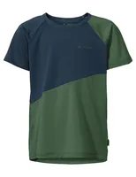 VAUDE Unisex Moab T-Shirt II woodland Grün, 122-128 - Farbe: Grün - Detailfarbe: Grün - Nachhaltigkeit: bluesign® - Grüner Knopf - Zielgruppe: Unisex - Altersgruppe: Kinder - Produkttyp: T-Shirt