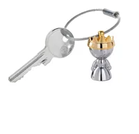 TROIKA KR9-37/CH key ring/case Gold, Silver