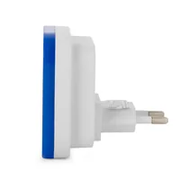 Entac Nachtlicht 0.5W quadratisch CW Blue Dämmerungssensor