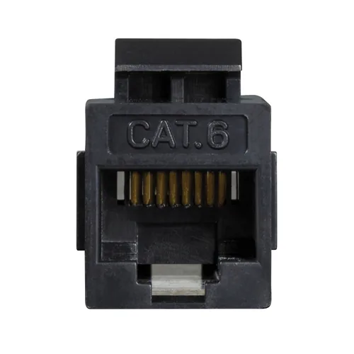 Logilink Keystone Kupplung 2X RJ45 UTP 14.5mm, Cat.6, schw.